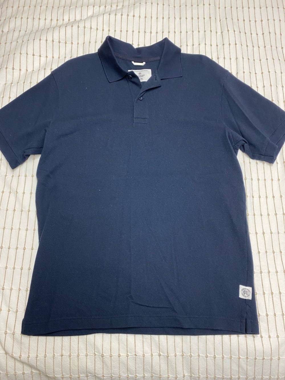 Reigning Champ Navy Blue Polo Shirt